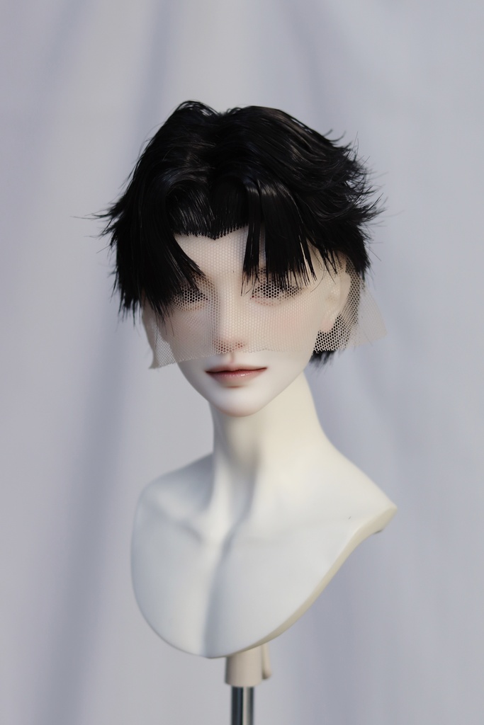 【カカ星球】【8-8.5,8.5-9inch】ドールウィッグ 立ち上げスタイル ショートヘア(取寄せ)
