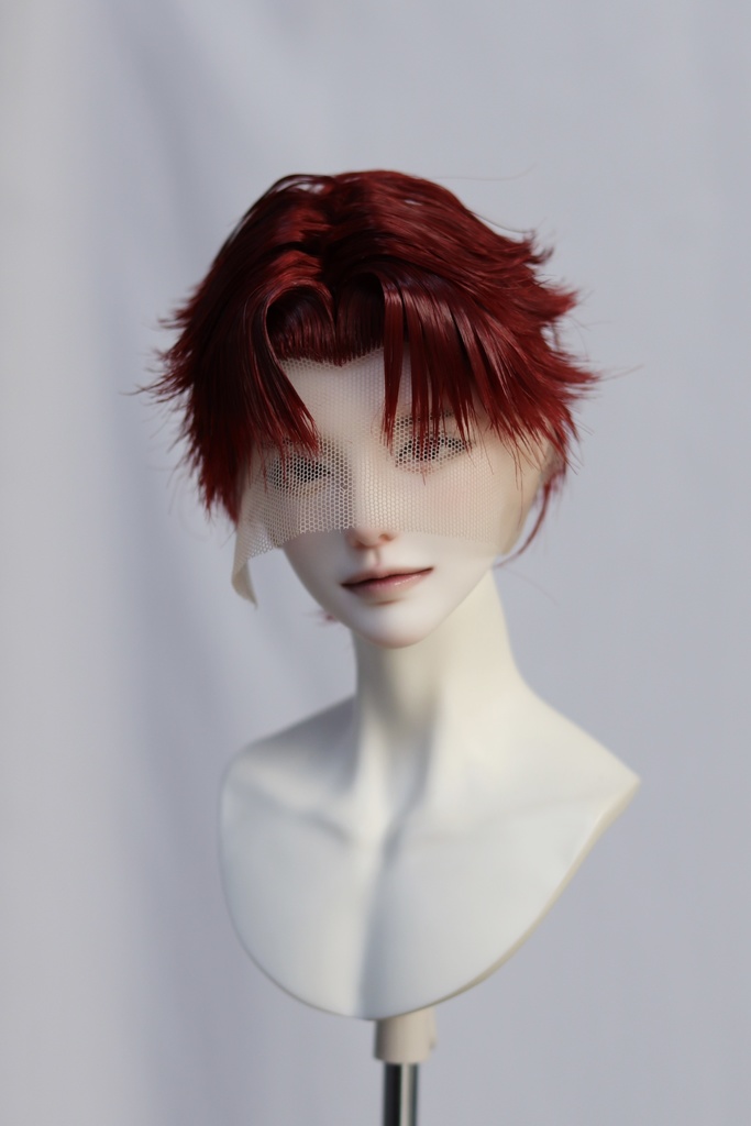 【カカ星球】【8-8.5,8.5-9inch】ドールウィッグ 立ち上げスタイル ショートヘア(取寄せ)