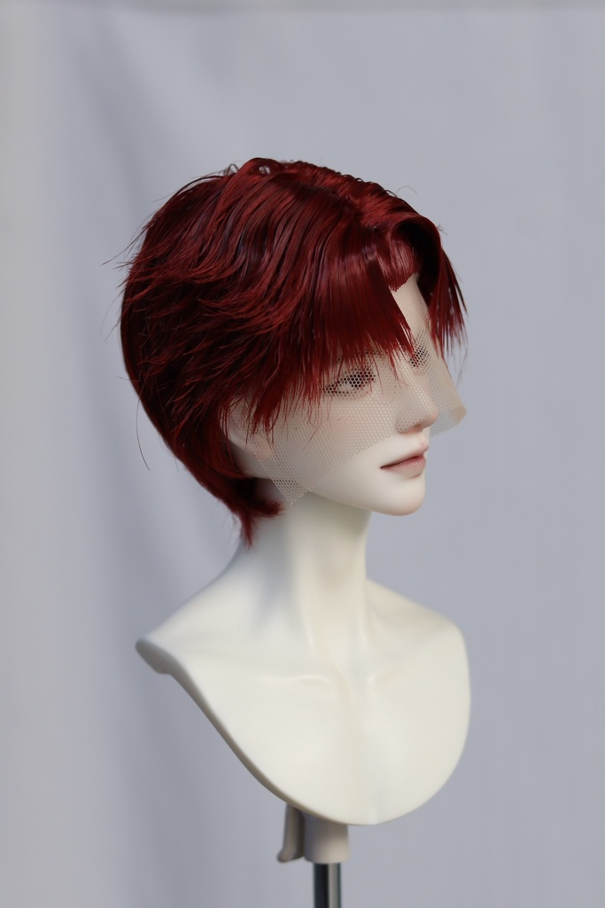 【カカ星球】【8-8.5,8.5-9inch】ドールウィッグ 立ち上げスタイル ショートヘア(取寄せ)