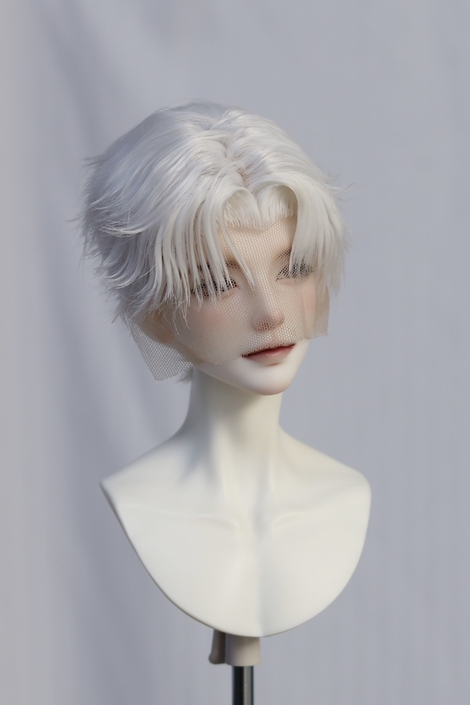 【カカ星球】【8-8.5,8.5-9inch】ドールウィッグ 立ち上げスタイル ショートヘア(取寄せ)