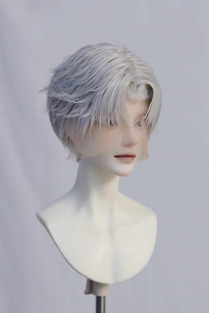 【カカ星球】【8-8.5,8.5-9inch】ドールウィッグ 立ち上げスタイル ショートヘア(取寄せ)