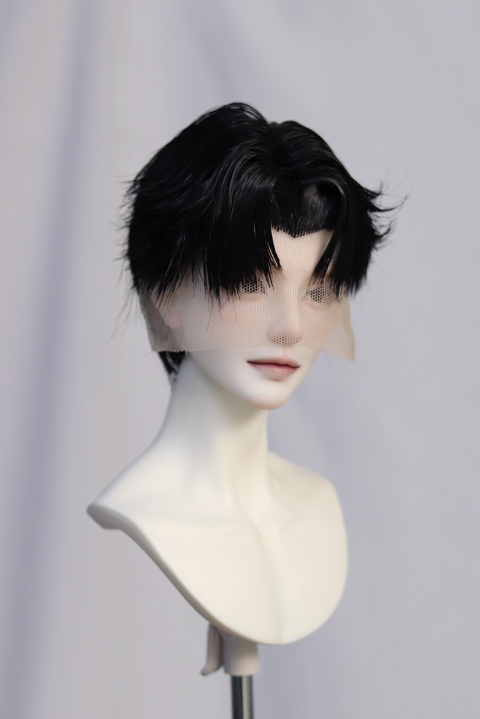 【カカ星球】【8-8.5,8.5-9inch】ドールウィッグ 立ち上げスタイル ショートヘア(取寄せ)