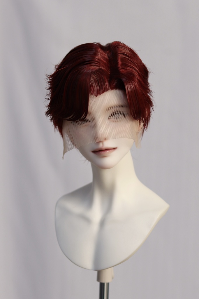 【カカ星球】【8-8.5,8.5-9inch】ドールウィッグ セパレート前髪 ウェーブ(取寄せ)