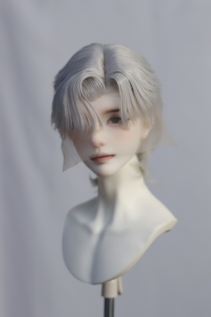 【カカ星球】【8-8.5,8.5-9inch】ドールウィッグ セパレート前髪 ウェーブ(取寄せ)