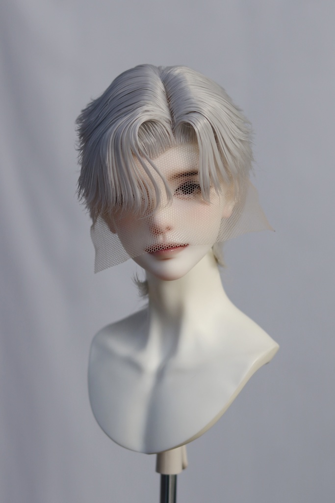 【カカ星球】【8-8.5,8.5-9inch】ドールウィッグ セパレート前髪 ウェーブ(取寄せ)