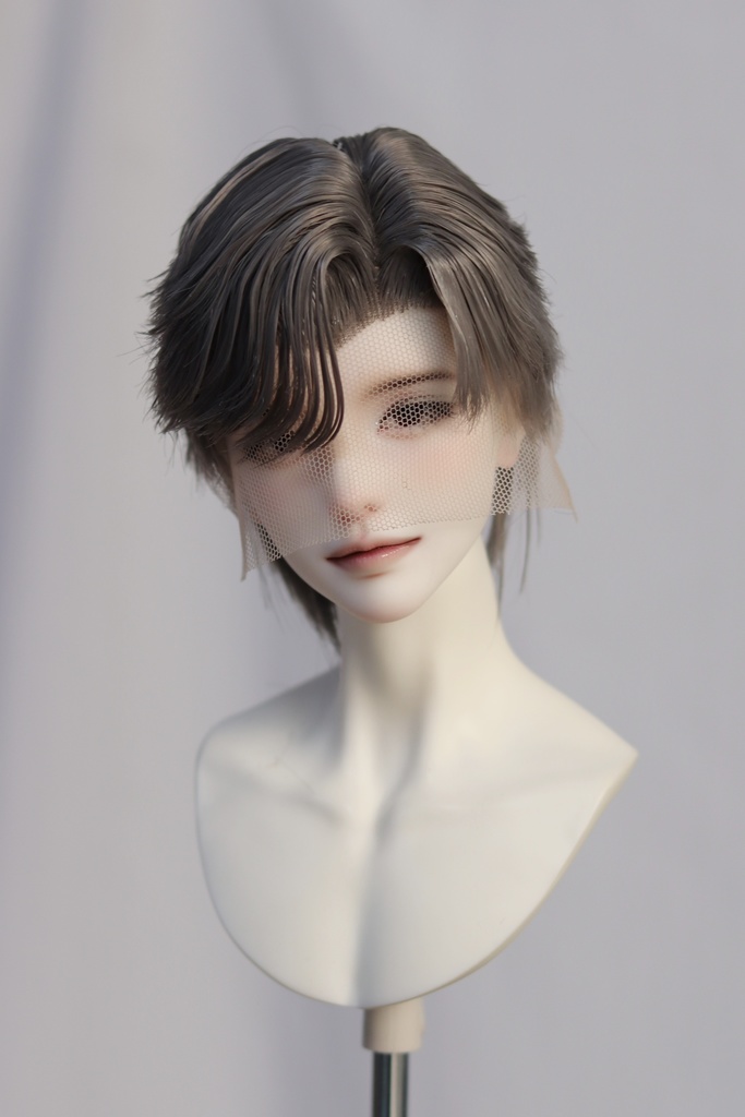 【カカ星球】【8-8.5,8.5-9inch】ドールウィッグ セパレート前髪 ウェーブ(取寄せ)