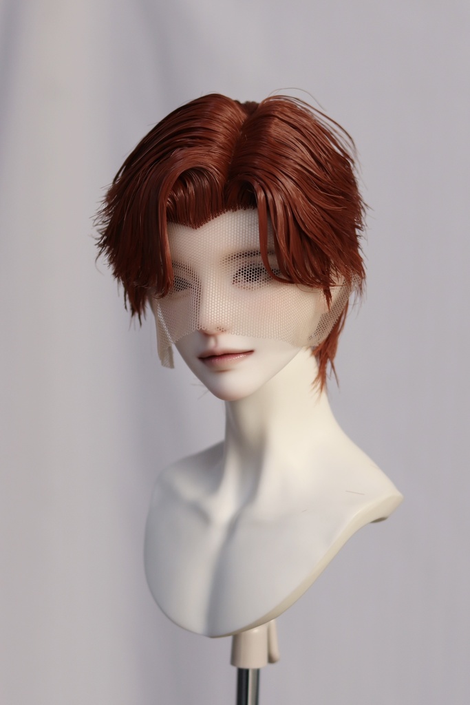 【カカ星球】【8-8.5,8.5-9inch】ドールウィッグ セパレート前髪 ウェーブ(取寄せ)