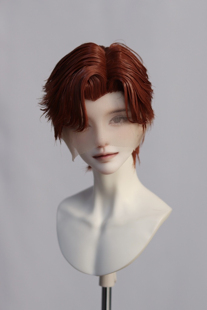 【カカ星球】【8-8.5,8.5-9inch】ドールウィッグ セパレート前髪 ウェーブ(取寄せ)