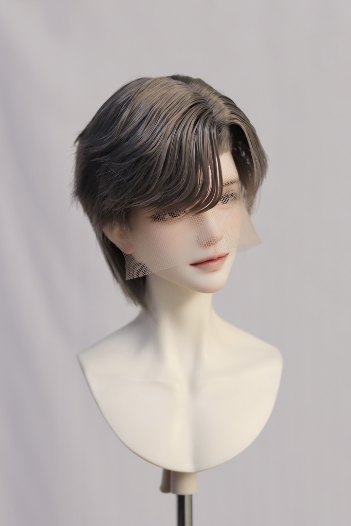 【カカ星球】【8-8.5,8.5-9inch】ドールウィッグ セパレート前髪 ウェーブ(取寄せ)