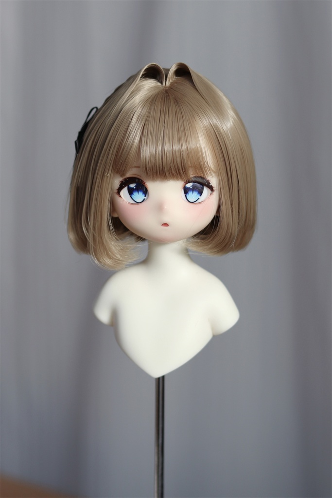 【カカ星球】【6-7,7-8,8.5-9inch】ドールウィッグ インテークセットボブ(取寄せ)