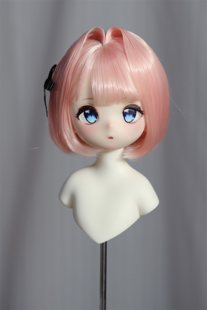 【カカ星球】【6-7,7-8,8.5-9inch】ドールウィッグ インテークセットボブ(取寄せ)
