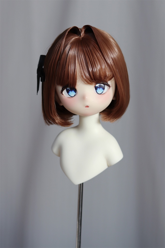 【カカ星球】【6-7,7-8,8.5-9inch】ドールウィッグ インテークセットボブ(取寄せ)