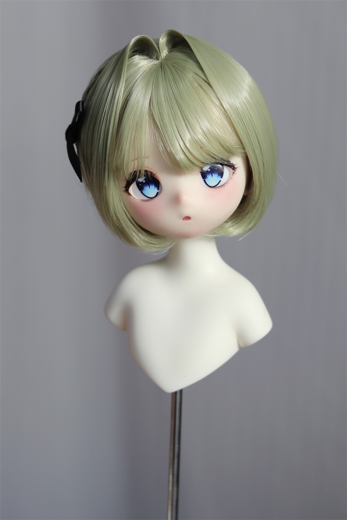 【カカ星球】【6-7,7-8,8.5-9inch】ドールウィッグ インテークセットボブ(取寄せ)
