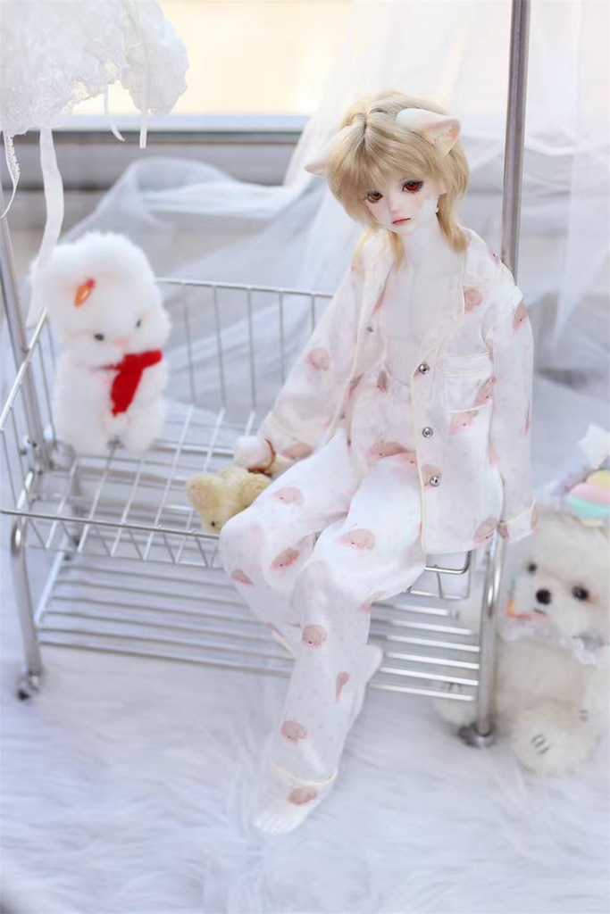 【カカ星球】【1/4】ドール服 パジャマセット(取寄せ)