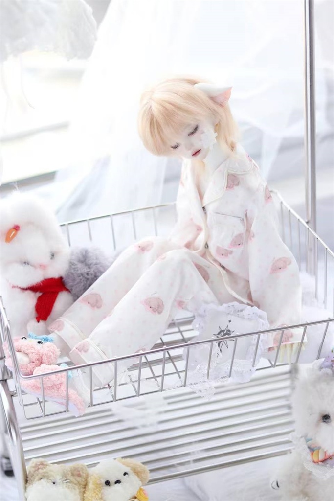 【カカ星球】【1/4】ドール服 パジャマセット(取寄せ)