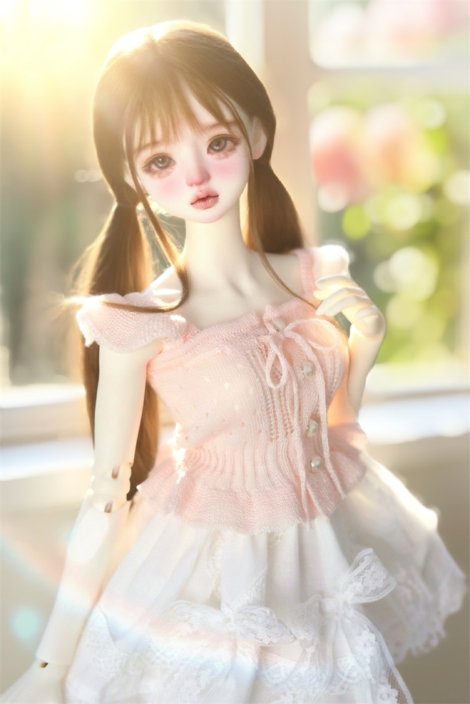 【カカ星球】【1/4,1/3】ドール服 ベビードール風ニットトップス(取寄せ)