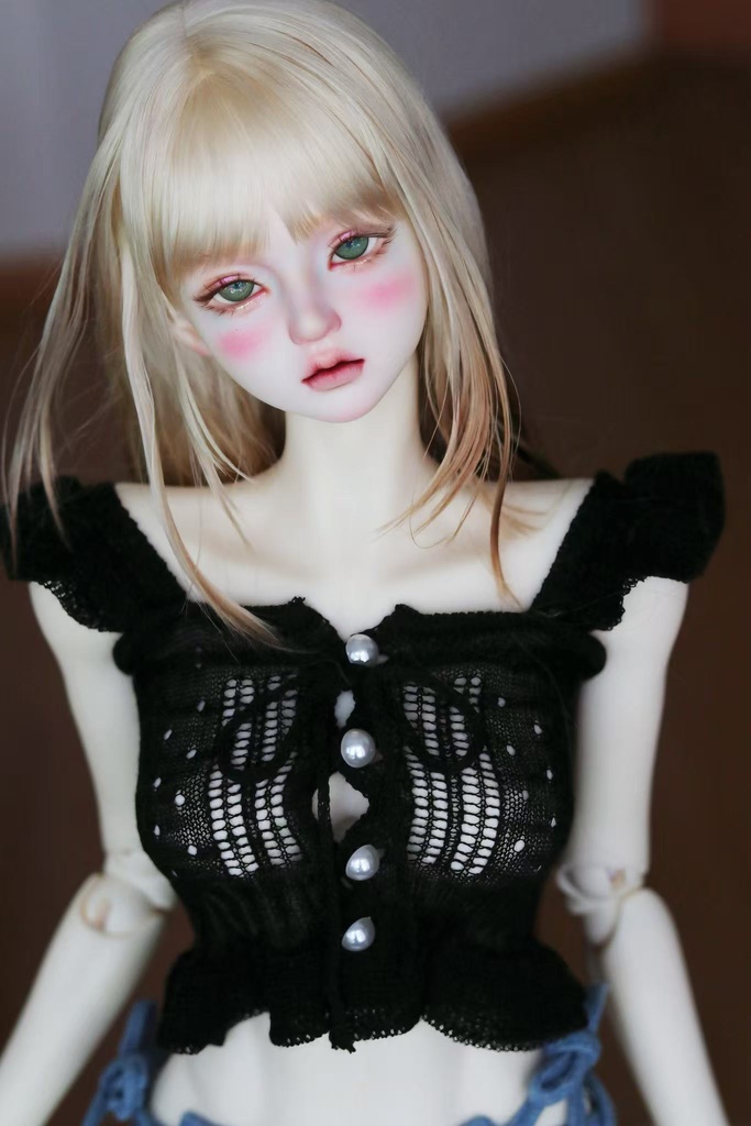 【カカ星球】【1/4,1/3】ドール服 ベビードール風ニットトップス(取寄せ)