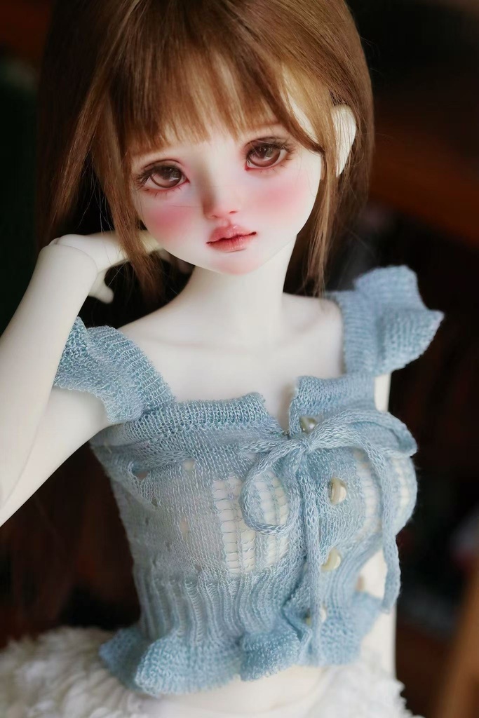 【カカ星球】【1/4,1/3】ドール服 ベビードール風ニットトップス(取寄せ)