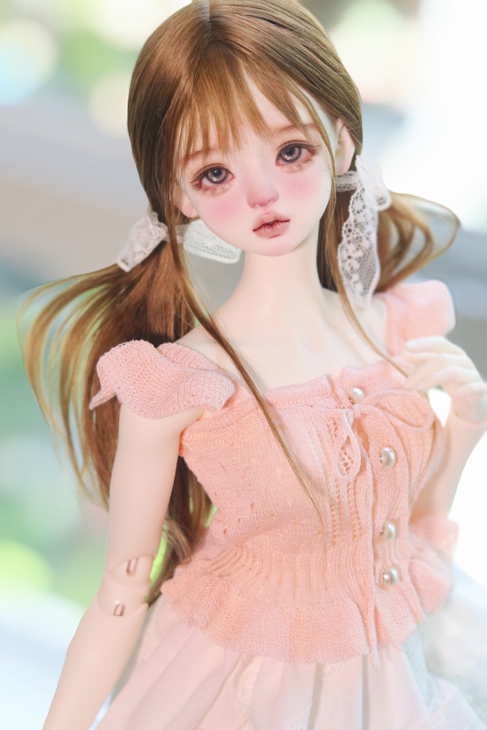 【カカ星球】【1/4,1/3】ドール服 ベビードール風ニットトップス(取寄せ)