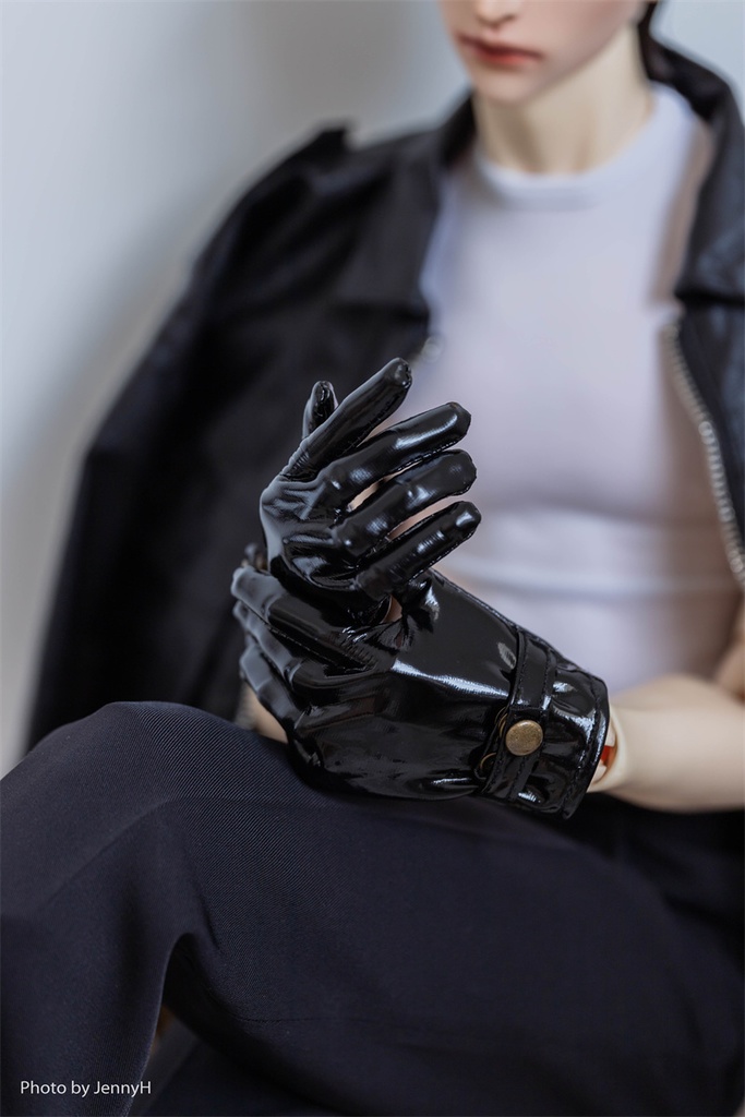 【カカ星球】【ID75】ドール用レザーグローブ(取寄せ)