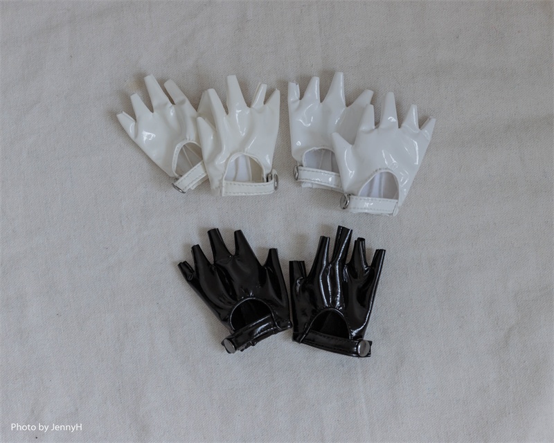 【カカ星球】【ID75】ドール用レザーグローブ(取寄せ)