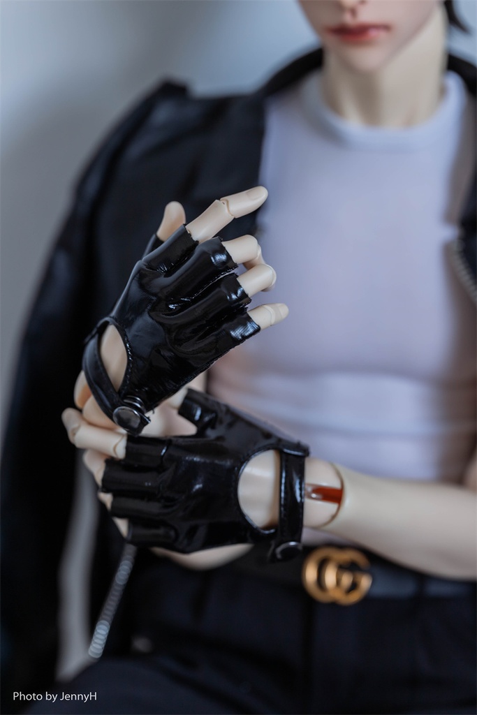 【カカ星球】【ID75】ドール用レザーグローブ(取寄せ)