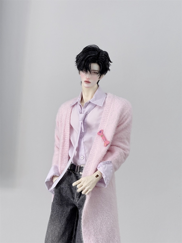 【カカ星球】【1/4,ID75】ドール服 ふわふわロングカーディガン(取寄せ)