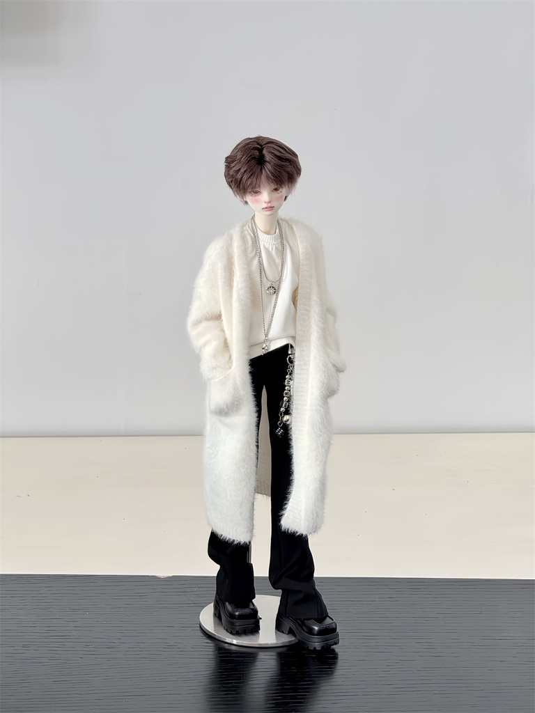 【カカ星球】【1/4,ID75】ドール服 ふわふわロングカーディガン(取寄せ)