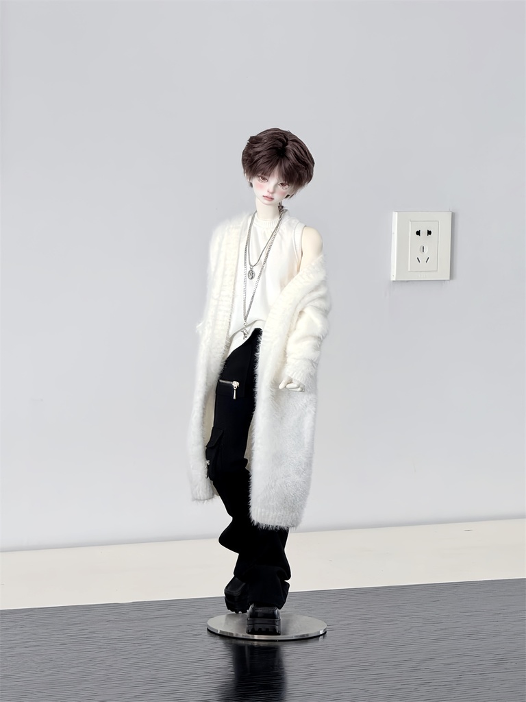 【カカ星球】【1/4,ID75】ドール服 ふわふわロングカーディガン(取寄せ)