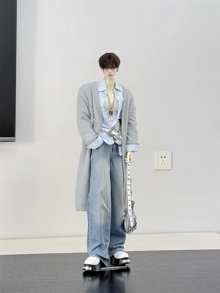 【カカ星球】【1/4,ID75】ドール服 ふわふわロングカーディガン(取寄せ)