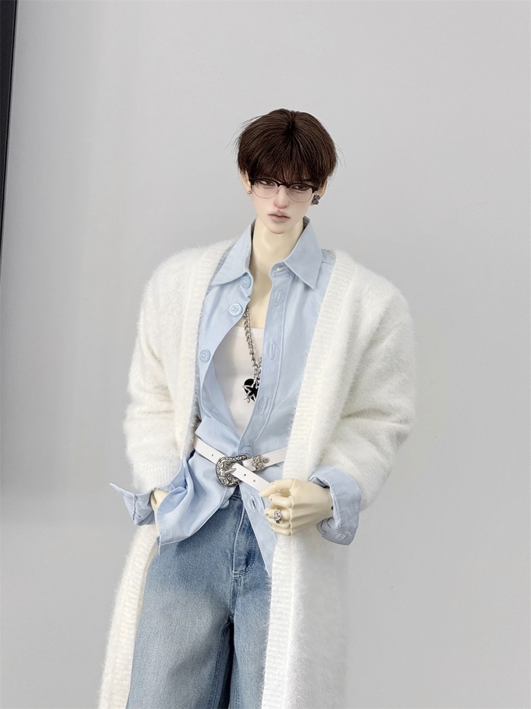 【カカ星球】【1/4,ID75】ドール服 ふわふわロングカーディガン（取寄せ）