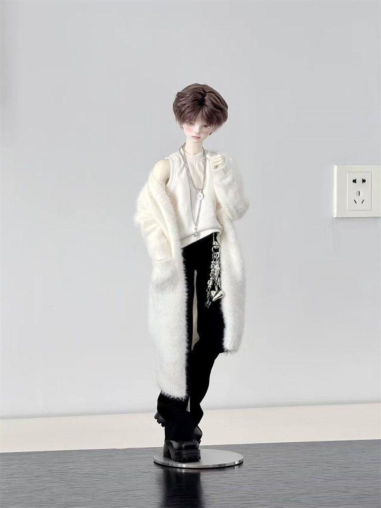 【カカ星球】【1/4,ID75】ドール服 ふわふわロングカーディガン(取寄せ)