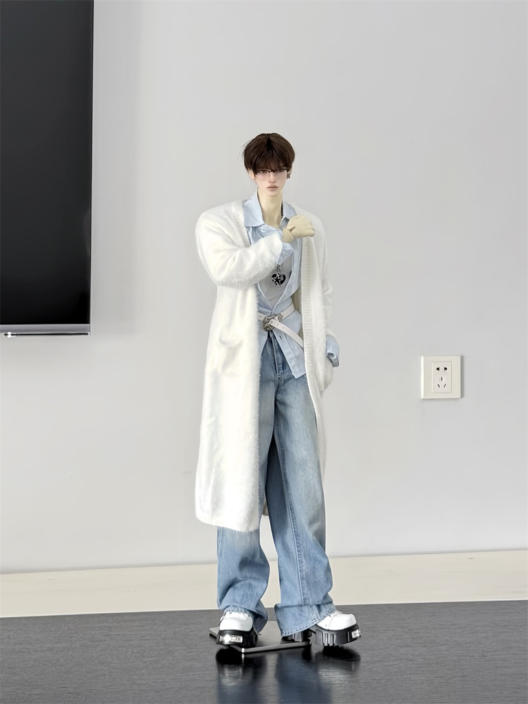 【カカ星球】【1/4,ID75】ドール服 ふわふわロングカーディガン(取寄せ)