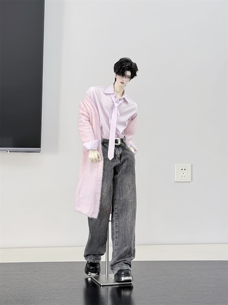 【カカ星球】【1/4,ID75】ドール服 ふわふわロングカーディガン(取寄せ)