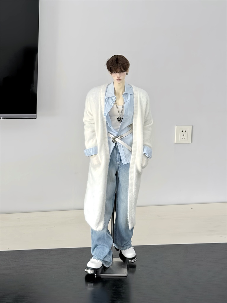 【カカ星球】【1/4,ID75】ドール服 ふわふわロングカーディガン(取寄せ)