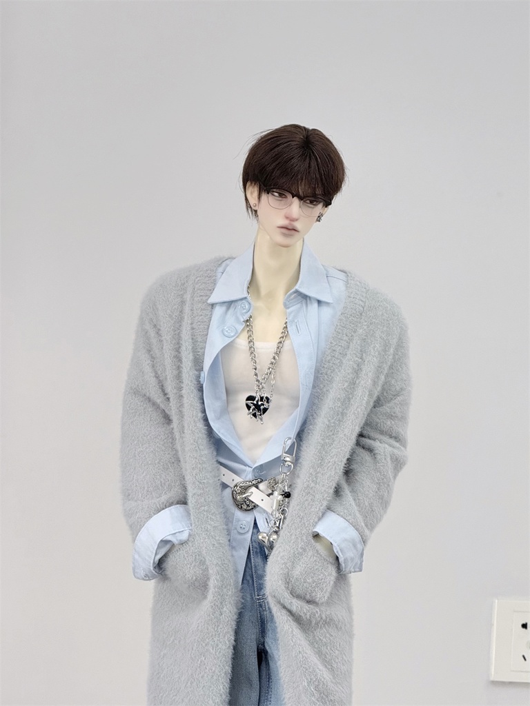 【カカ星球】【1/4,ID75】ドール服 ふわふわロングカーディガン(取寄せ)