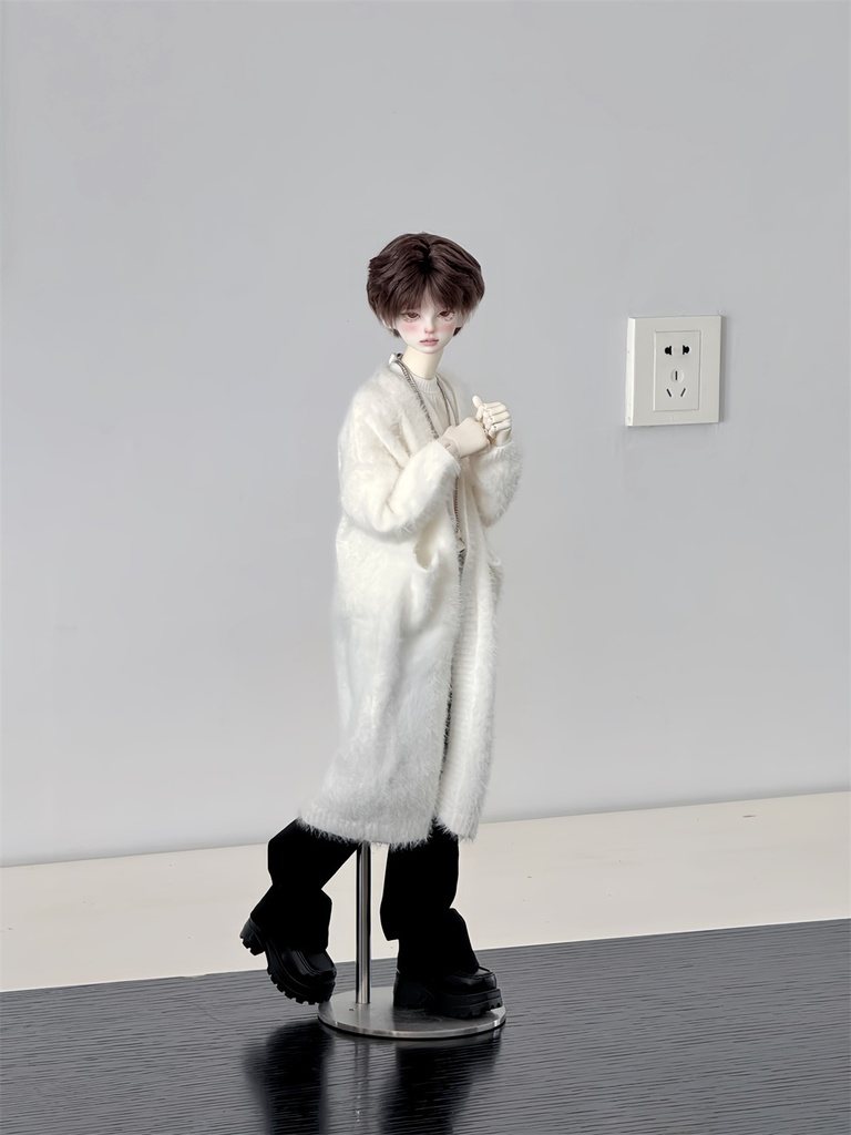 【カカ星球】【1/4,ID75】ドール服 ふわふわロングカーディガン(取寄せ)