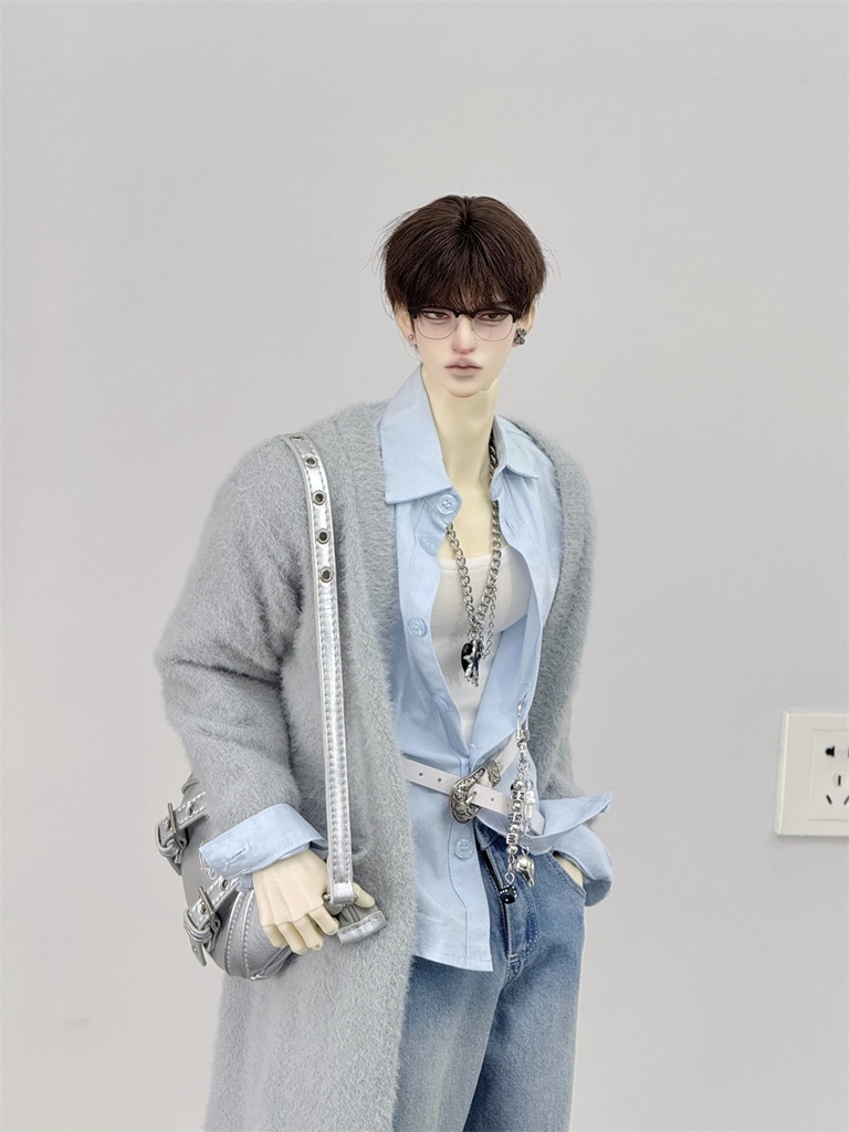 【カカ星球】【1/4,ID75】ドール服 ふわふわロングカーディガン(取寄せ)