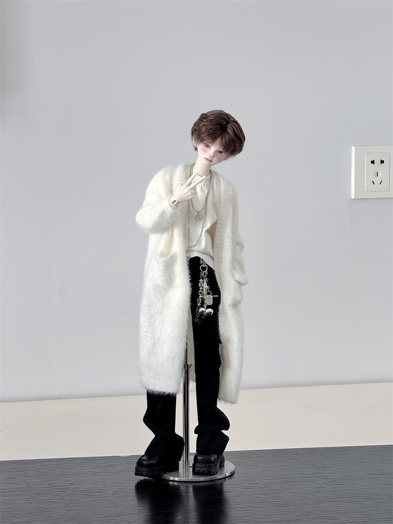 【カカ星球】【1/4,ID75】ドール服 ふわふわロングカーディガン(取寄せ)