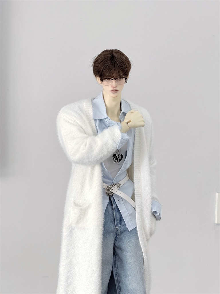 【カカ星球】【1/4,ID75】ドール服 ふわふわロングカーディガン(取寄せ)