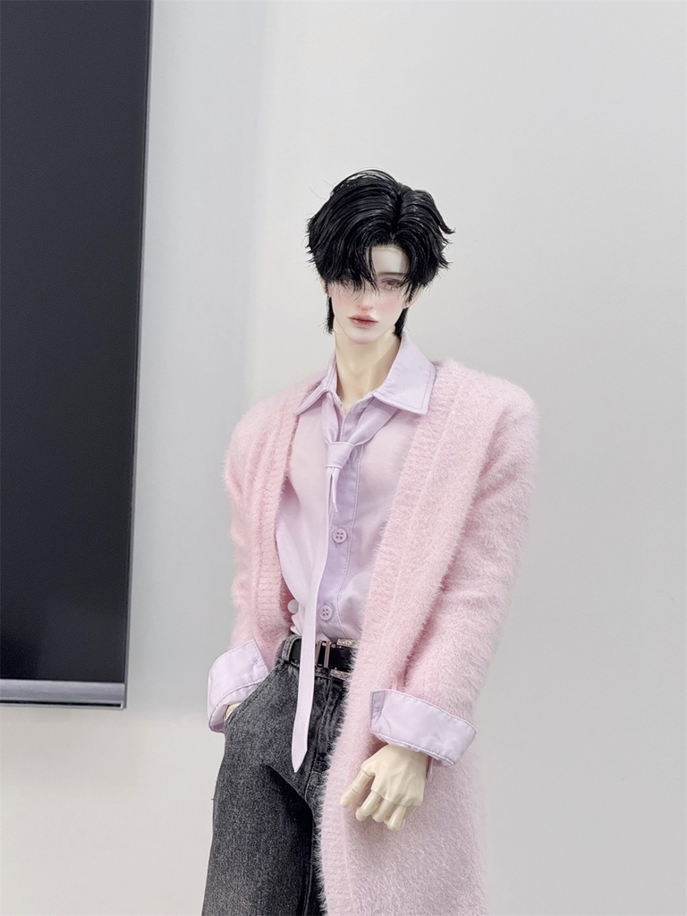 【カカ星球】【1/4,ID75】ドール服 ふわふわロングカーディガン(取寄せ)