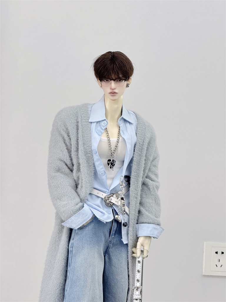 【カカ星球】【1/4,ID75】ドール服 ふわふわロングカーディガン(取寄せ)