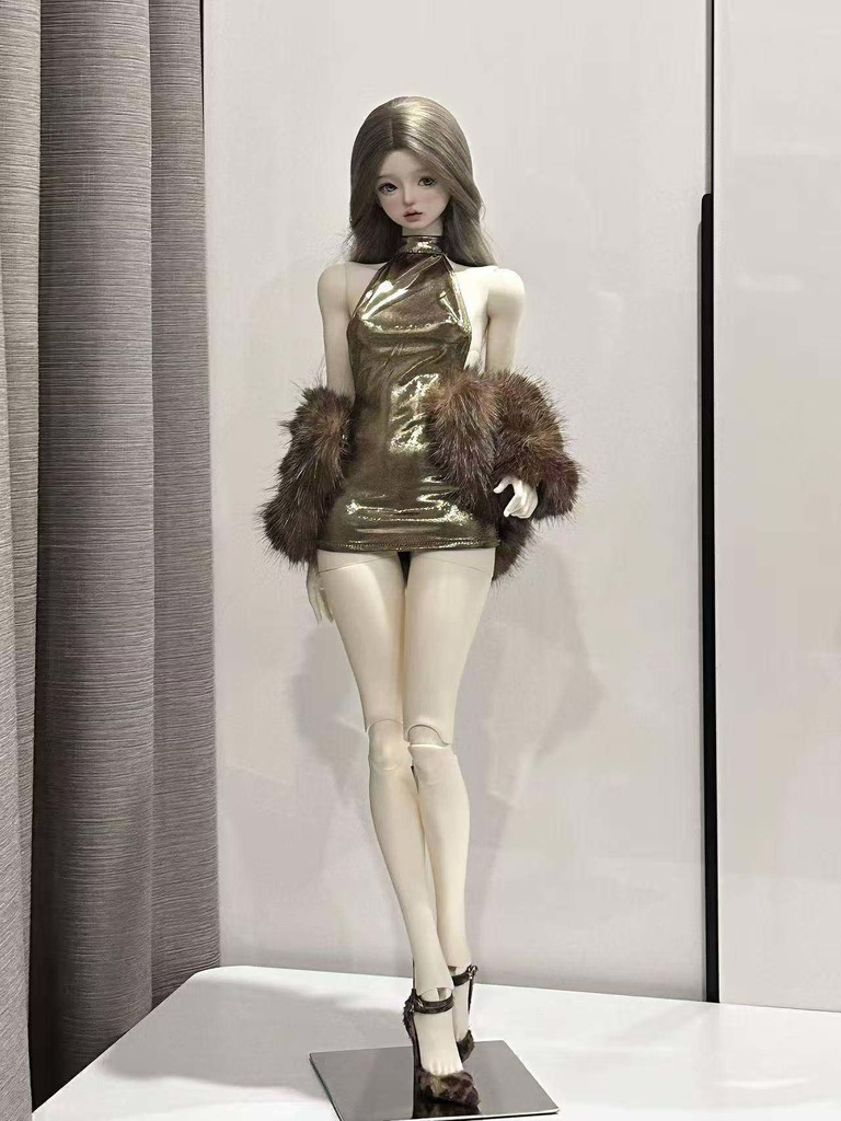 【カカ星球】【impl63/68】ドール服 ホルターネックドレス(取寄せ)