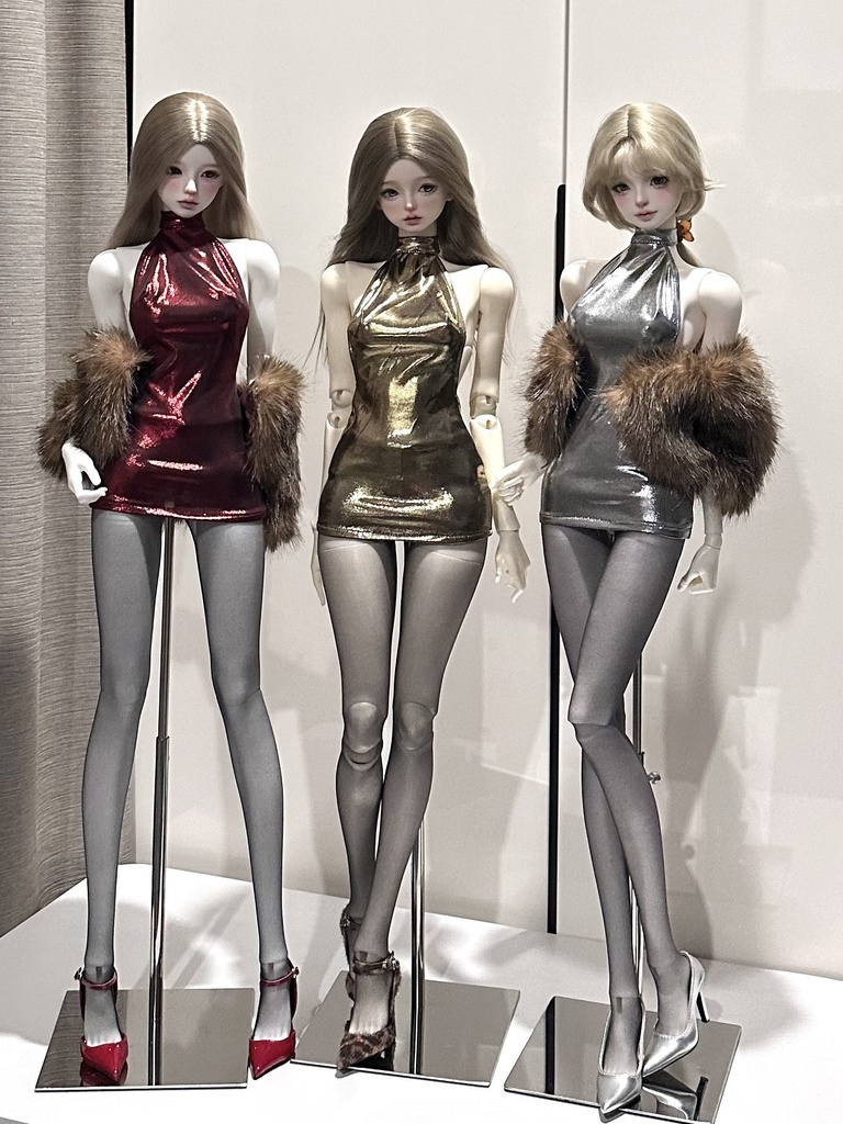 【カカ星球】【impl63/68】ドール服 ホルターネックドレス(取寄せ)