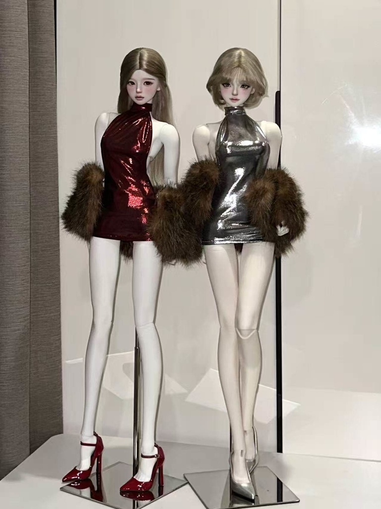 【カカ星球】【impl63/68】ドール服 ホルターネックドレス(取寄せ)