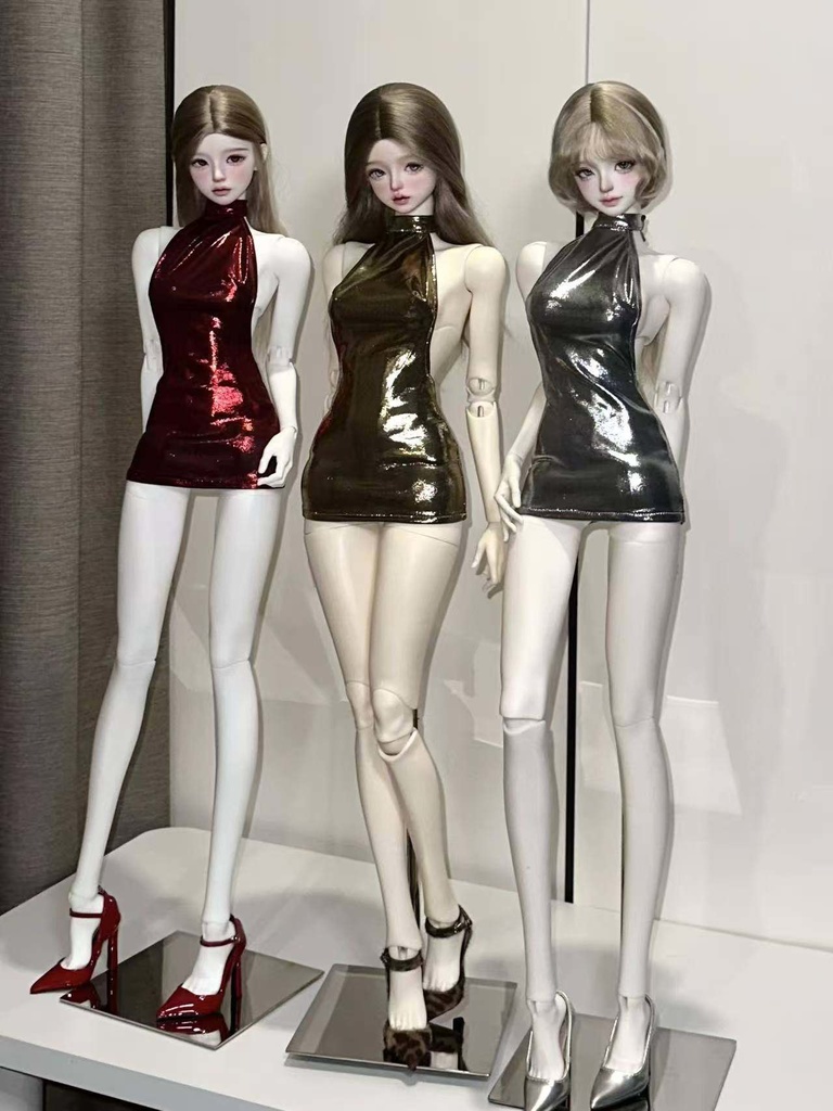 【カカ星球】【impl63/68】ドール服 ホルターネックドレス(取寄せ)