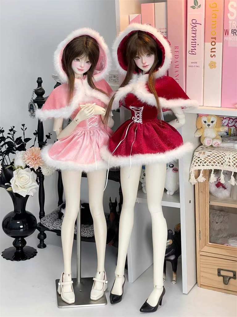 【カカ星球】【1/3】ドール服 ふわふわバニーワンピース(取寄せ)