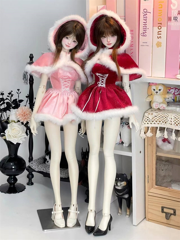 【カカ星球】【1/3】ドール服 ふわふわバニーワンピース(取寄せ)