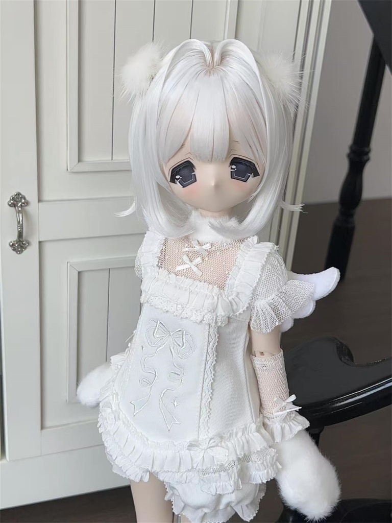【カカ星球】【8.5-9inch】ドールウィッグ ハネインテークボブ 造形ウィッグ