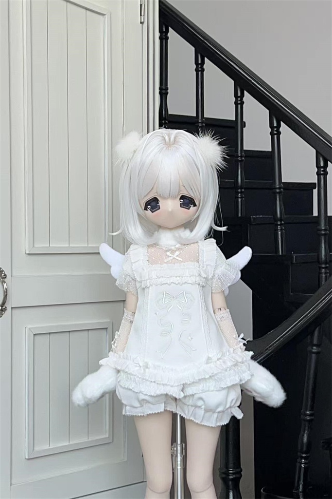 【カカ星球】【8.5-9inch】ドールウィッグ ハネインテークボブ 造形ウィッグ